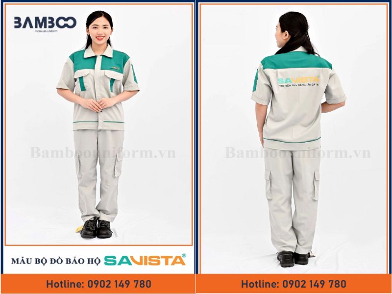 Bộ đồ bảo hộ công ty Savista 