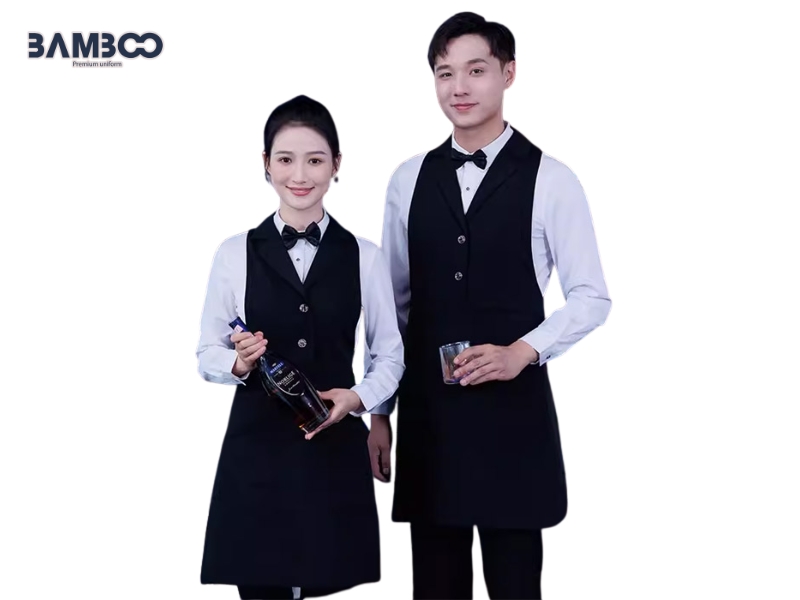 Đồng phục bartender giúp nhân viên nổi bật, chuyên nghiệp và phù hợp concept quán