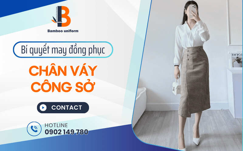 đồng phục chân váy công sở