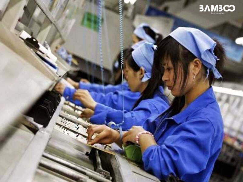 Đồng phục công nhân lắp ráp