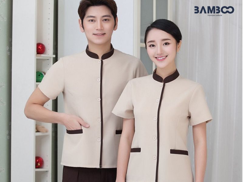 Đồng phục khách sạn 5 sao cho nhân viên buồng phòng
