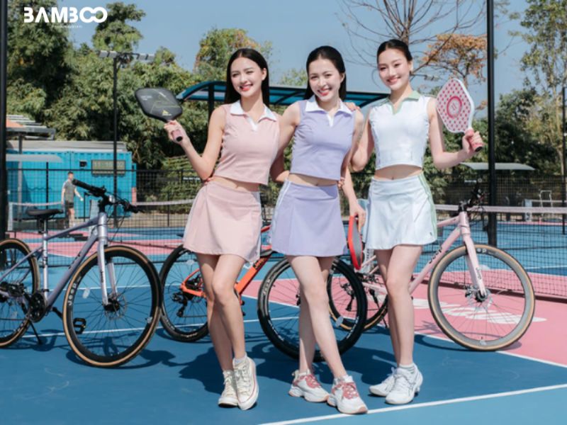 Trang phục Pickleball năng động, tôn dáng, mang đến vẻ đẹp rạng ngời
