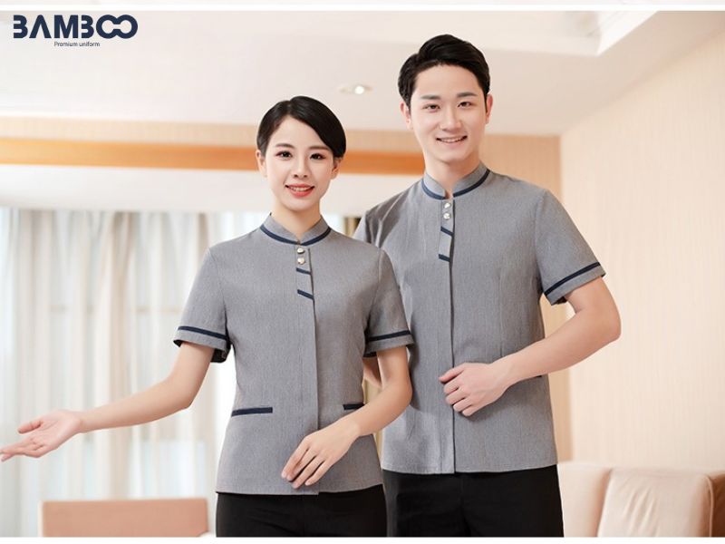 Đồng phục nhân viên buồng phòng resort