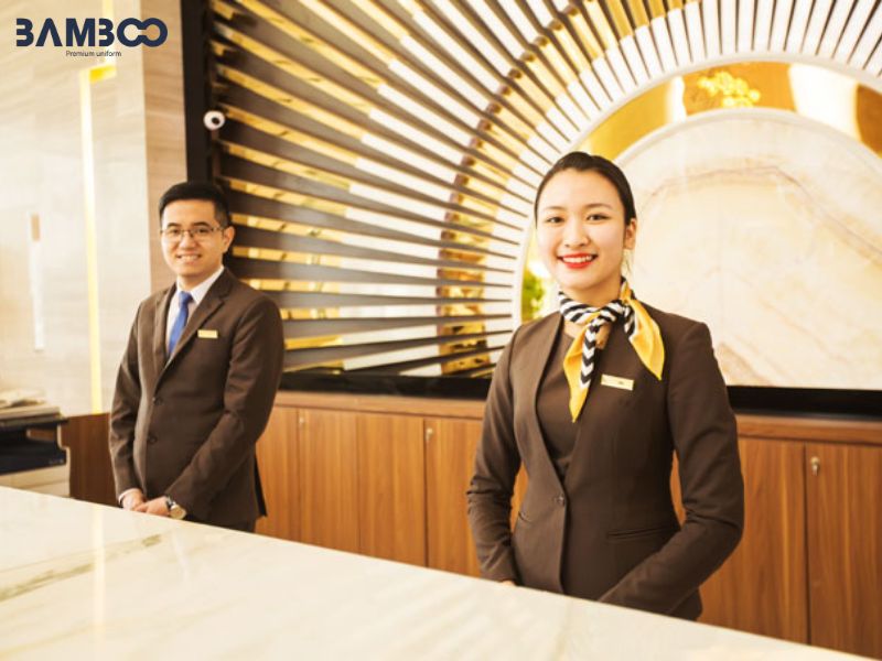 Đồng phục resort cho lễ tân