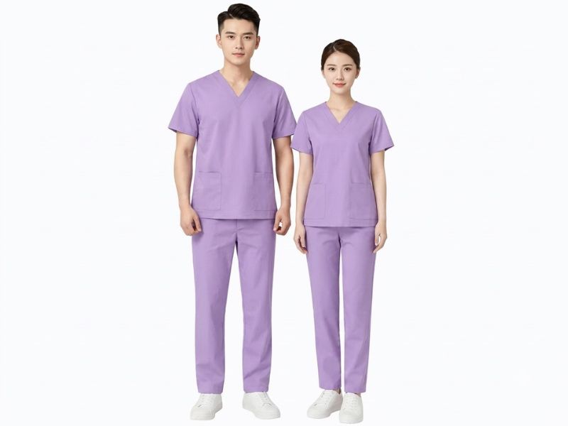 Đồng phục scrubs phòng khám chuyên khoa thanh lịch, tiện dụng, thoải mái