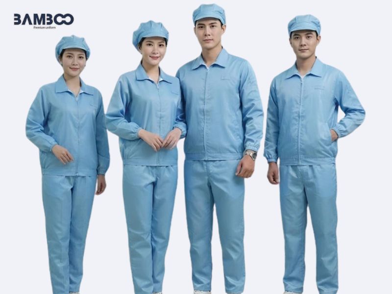 Đồng phục thực phẩm, kho lạnh an toàn, sạch sẽ, đáp ứng tiêu chuẩn vệ sinh