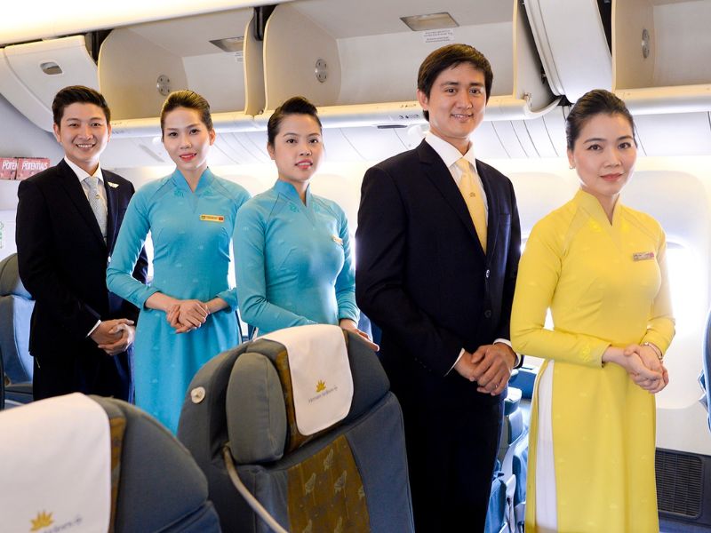 Đồng phục tiếp viên hàng không Vietnam Airlines