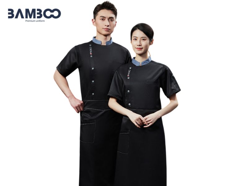Đồng phục tối giản an toàn và tiện dụng cho bếp nhà hàng Thái