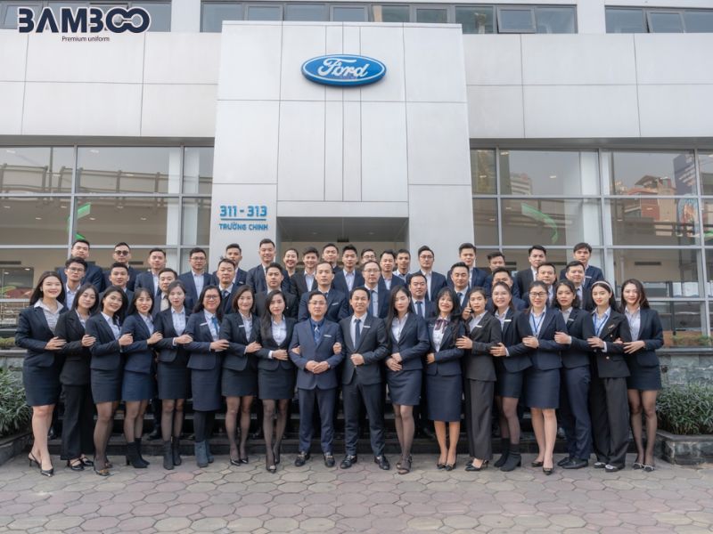 Đồng phục vest công ty Ford phù hợp quản lý, tư vấn cao cấp, thiết kế lịch sự