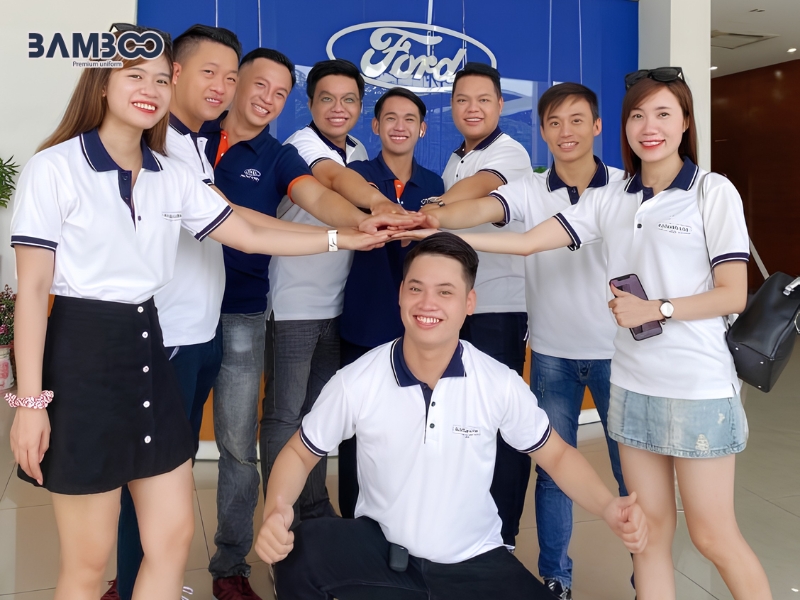 Đồng phục Ford kết hợp nét lịch sự và năng động, phù hợp từng vị trí và môi trường làm việc