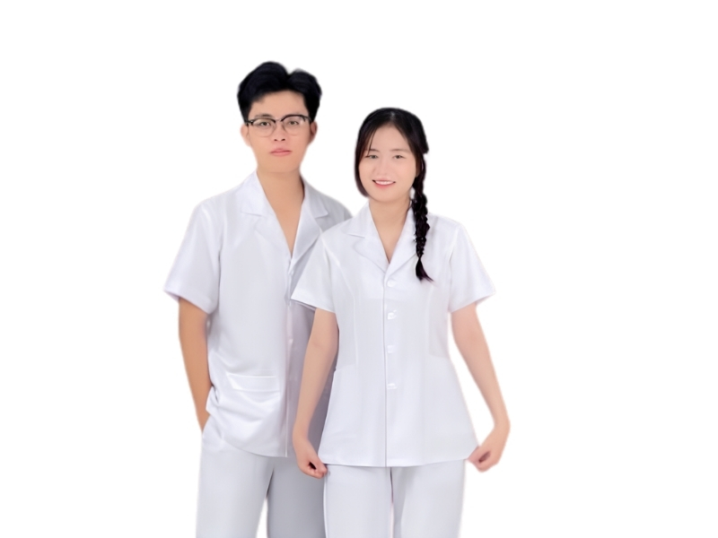 Đồng phục xét nghiệm dành cho nhân sự labo, hỗ trợ thao tác, vệ sinh và nhận diện chuyên môn