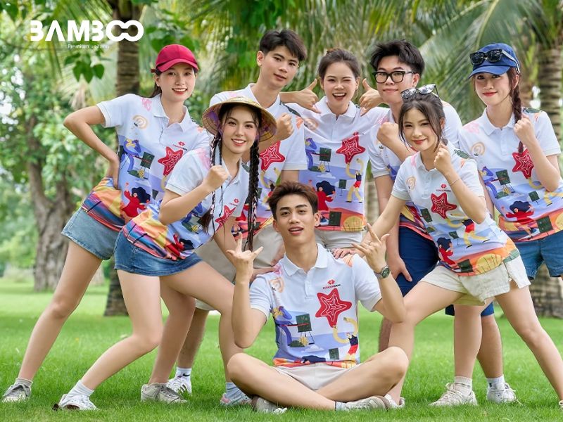 Áo polo chuyển nhiệt giúp doanh nghiệp xây dựng hình ảnh chuyên nghiệp, nổi bật và thoải mái khi team building
