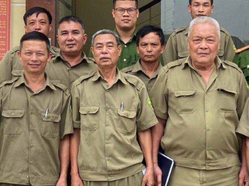 Đồng phục bảo vệ dân phố giúp nhận diện lực lượng giữ gìn trật tự an toàn