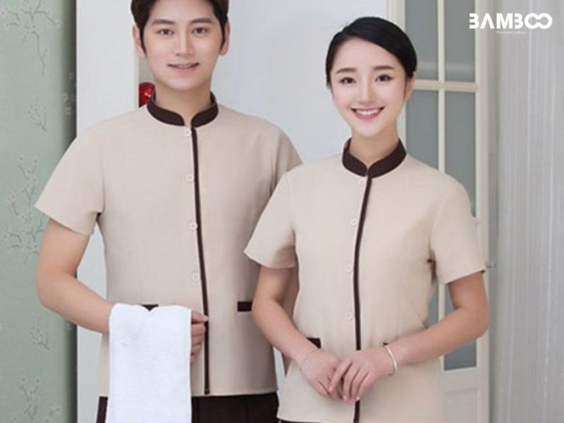 Đồng phục spa nam lịch sự, chuyên nghiệp và phù hợp với môi trường làm việc