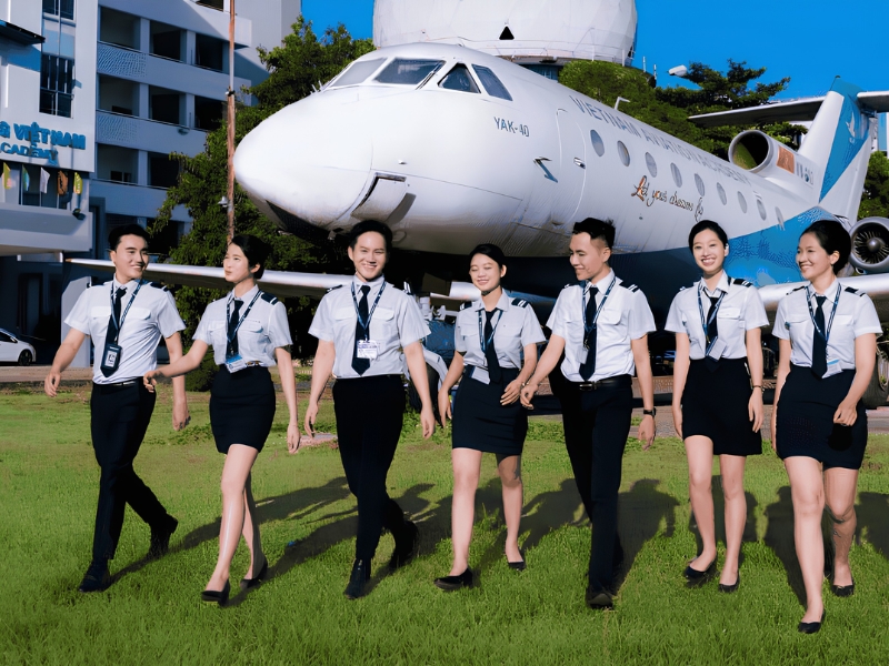 Học Viện Hàng Không đào tạo nhân lực hàng không, xây dựng hình ảnh sinh viên chuyên nghiệp, đồng bộ