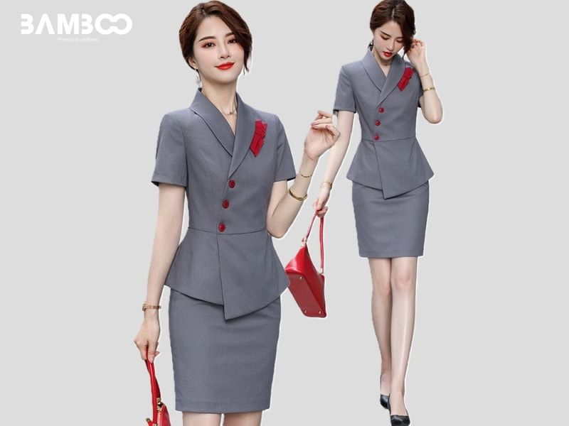 Đồng phục màu xám tượng trưng cho sự chuyên nghiệp, cân bằng và bền vững
