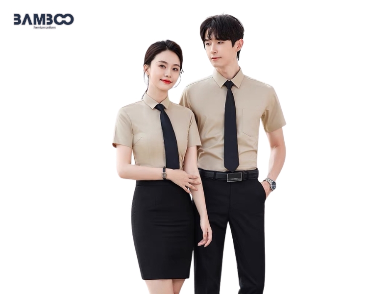 Đặt may sơ mi ngắn tay cần chú trọng chất liệu, phom dáng, màu sắc và logo