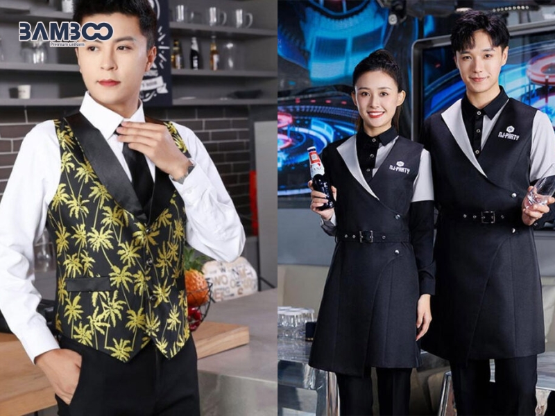 Mặc đồng phục bartender giúp tạo hình ảnh chuyên nghiệp và tăng nhận diện thương hiệu