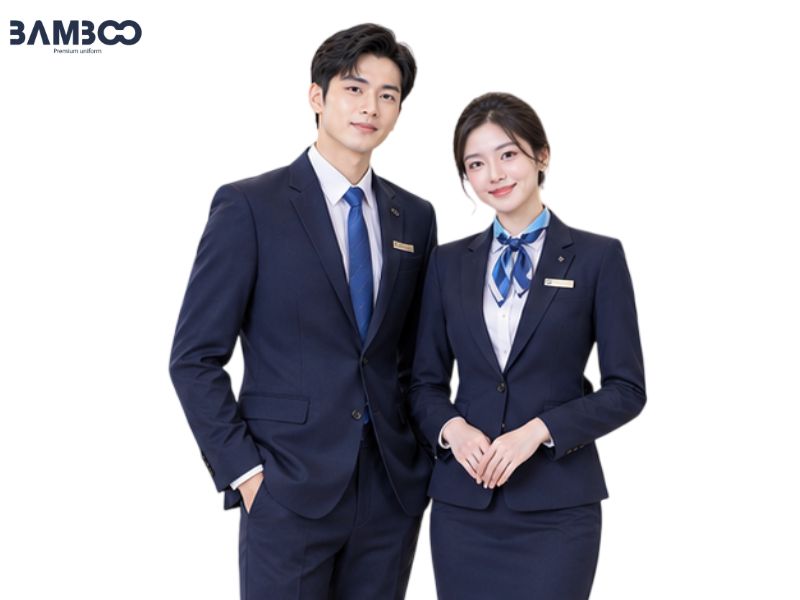 Đồng phục vest ngân hàng giúp tạo dựng hình ảnh chuyên nghiệp, uy tín