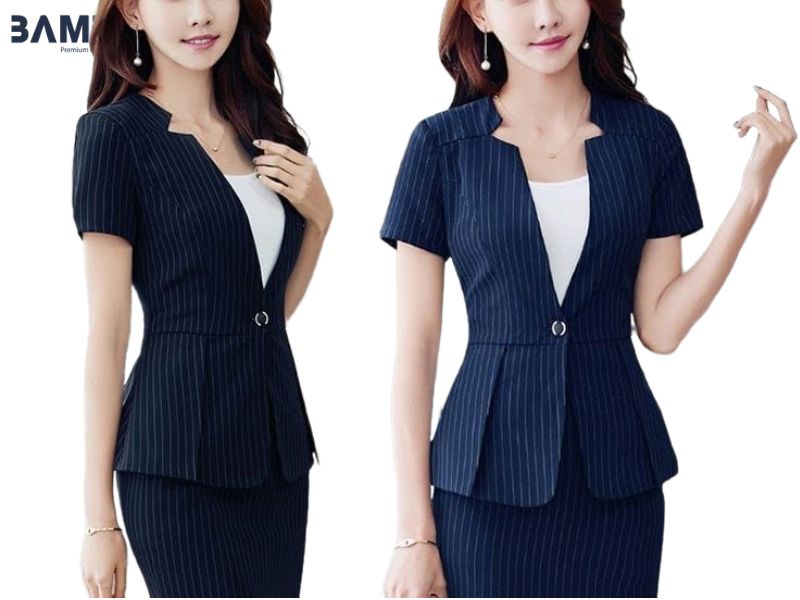 Đồng phục doanh nghiệp hiện đại màu hài hòa, chất liệu thoáng và phom hiện đại