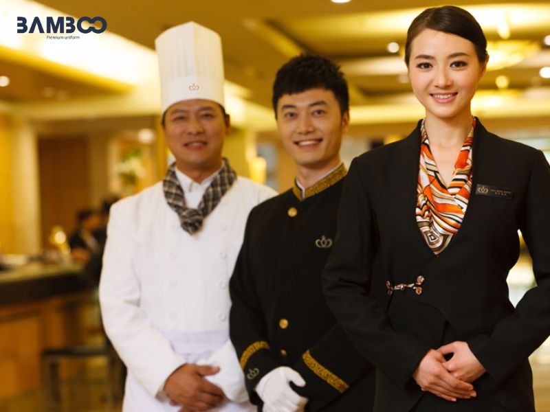 May đồng phục khách sạn 5 sao cần lưu ý đến sự bền bỉ, thoáng khí, thoải mái và dễ bảo quản