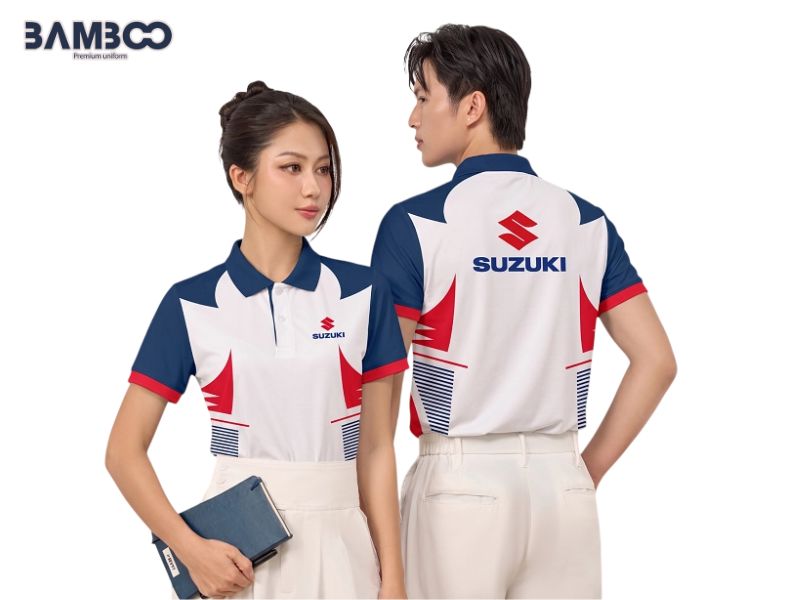 Khi may đồng phục hãng xe hơi, cần chú trọng vị trí nhân sự, chất liệu, màu sắc, logo, phom dáng, mẫu thử và ngân sách