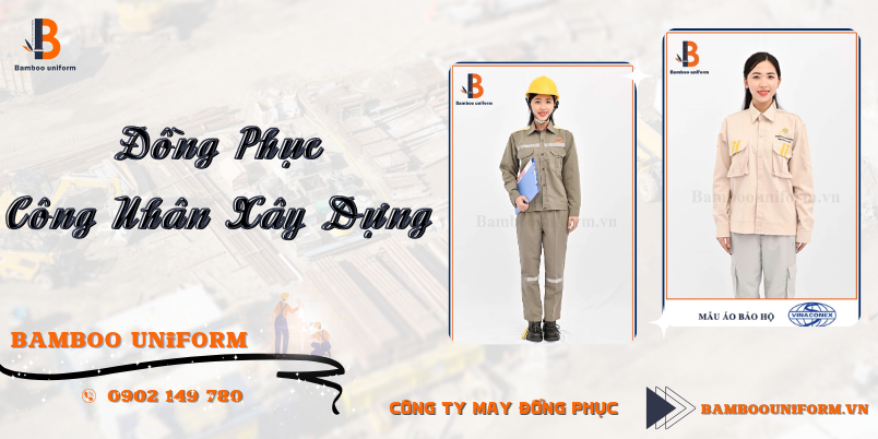 Mau ao dong phuc cong nhan xay dung