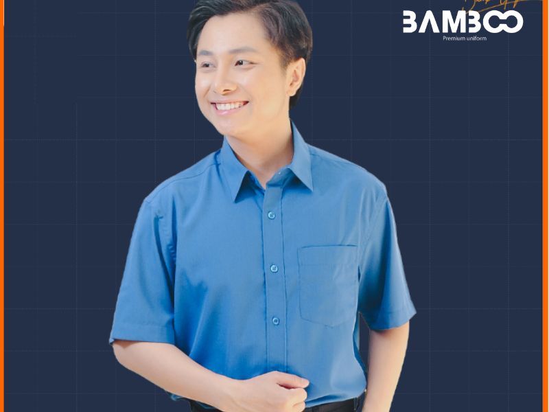 Màu áo xanh dương đậm chuyên nghiệp