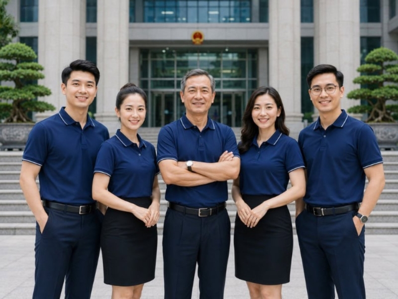 Áo polo cơ quan nhà nước thanh lịch, thoải mái, dễ phối màu