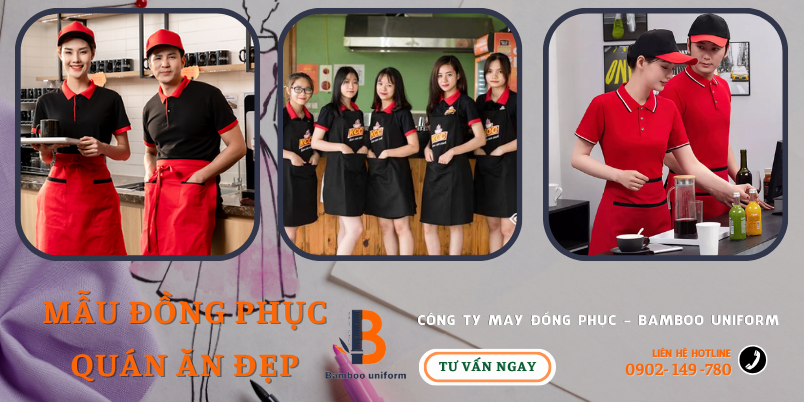 Mau dong phuc danh cho quan an dep