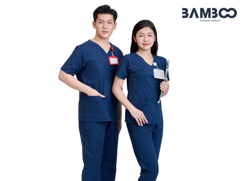 Đồng phục Scrubs xanh dương