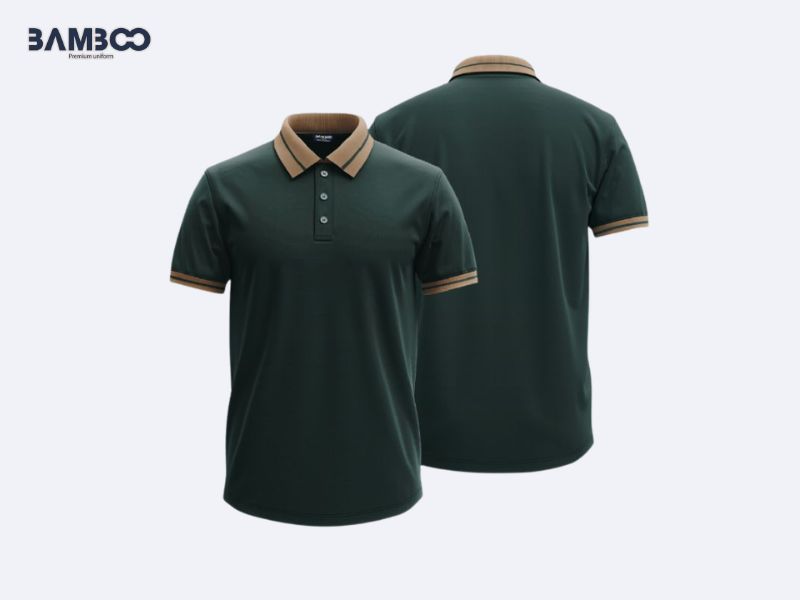 Bamboo Uniform nhận may áo đồng phục xanh rêu theo yêu cầu, chất lượng cao, giá xưởng và giao hàng đúng hẹn
