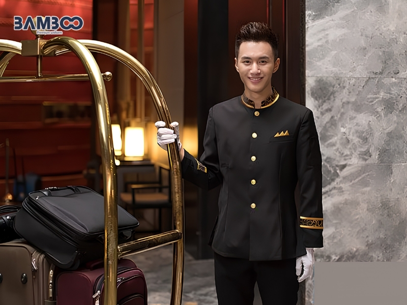 May đồng phục bellman TPHCM cần chú trọng kiểu dáng, chất liệu, màu sắc và độ tiện dụng