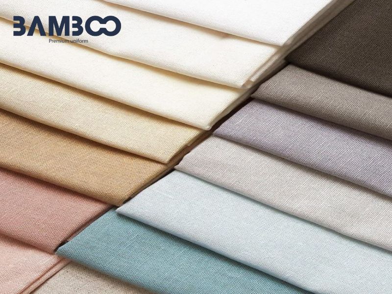 May đồng phục nên ưu tiên chất liệu vải bền đẹp và thoải mái