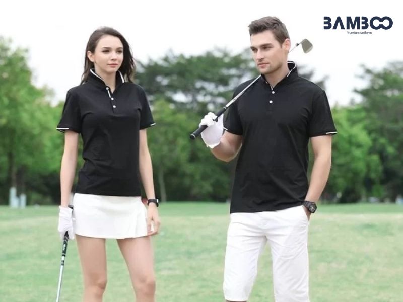 Nguyên tắc may đồng phục golf về áo 