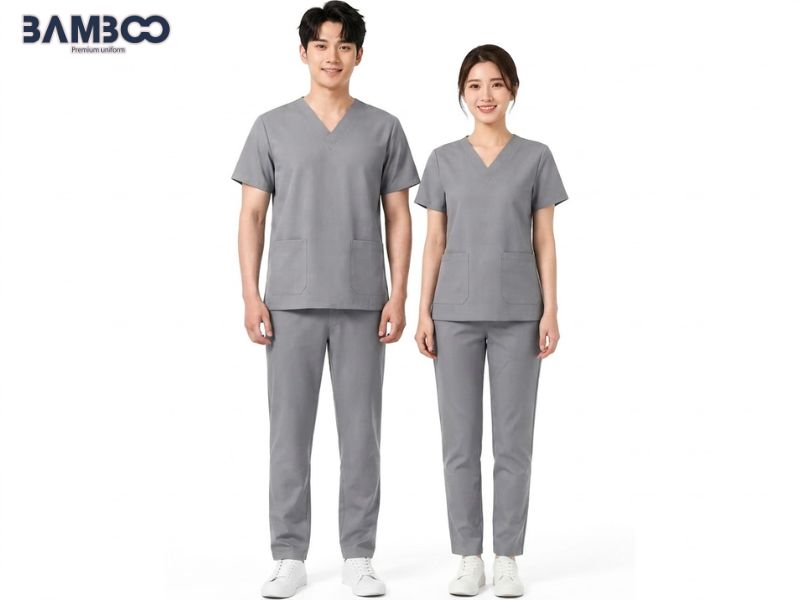 May đồng phục scrubs TPHCM theo yêu cầu, ưu tiên sự thoải mái, tính tiện dụng