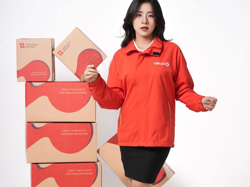 Áo khoác chống nước phù hợp ngành logistics, kỹ thuật, xây dựng, du lịch, sự kiện, truyền thông và các công việc ngoài trời