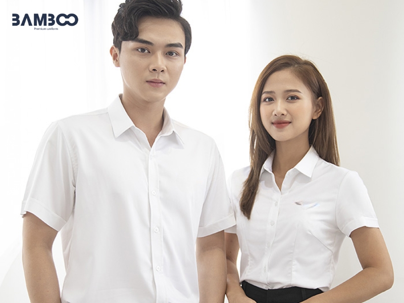 Vải Kate Mỹ được ứng dụng may sơ mi, đồng phục, áo polo, thời trang và trang phục thể thao