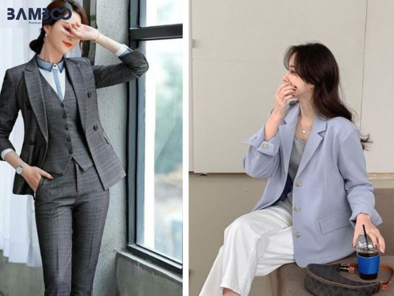 Áo vest và blazer thực chất sở hữu những đặc trưng riêng biệt về cả phom dáng lẫn tính ứng dụng