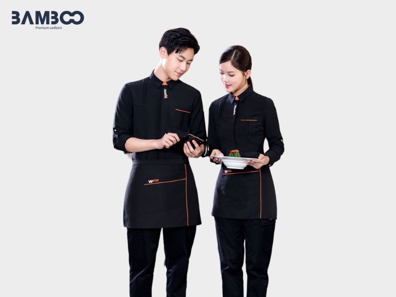 Cách phối đồ với áo sơ mi đồng phục nhà hàng