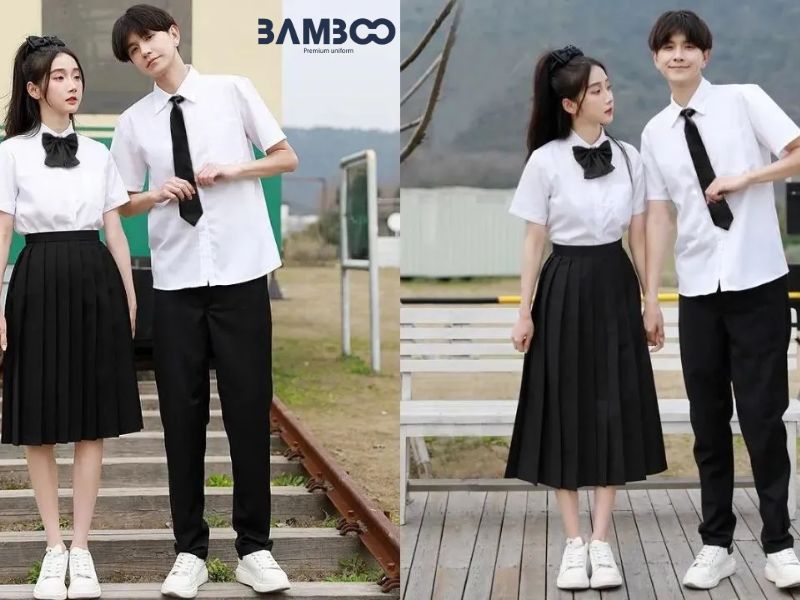 Chất liệu vải may quần tây, chân váy học sinh