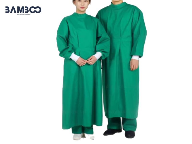 Đồng phục bác sĩ phẫu thuật phải tối giản, vải kháng khuẩn, màu xanh giúp giảm mỏi mắt