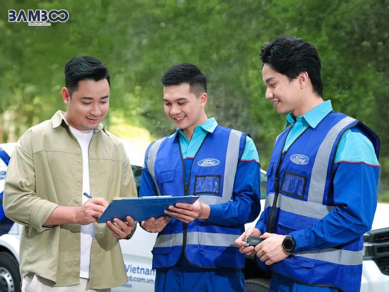Quy trình may đồng phục Ford tại Bamboo Uniform chuyên nghiệp, đảm bảo chất lượng