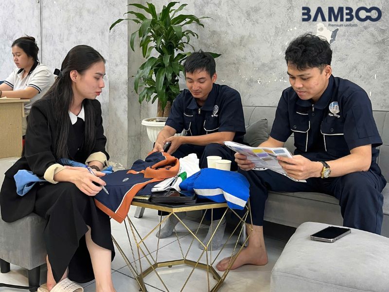 Quy trình hợp tác với công ty may quần áo bảo hộ lao động uy tín Bamboo Uniform