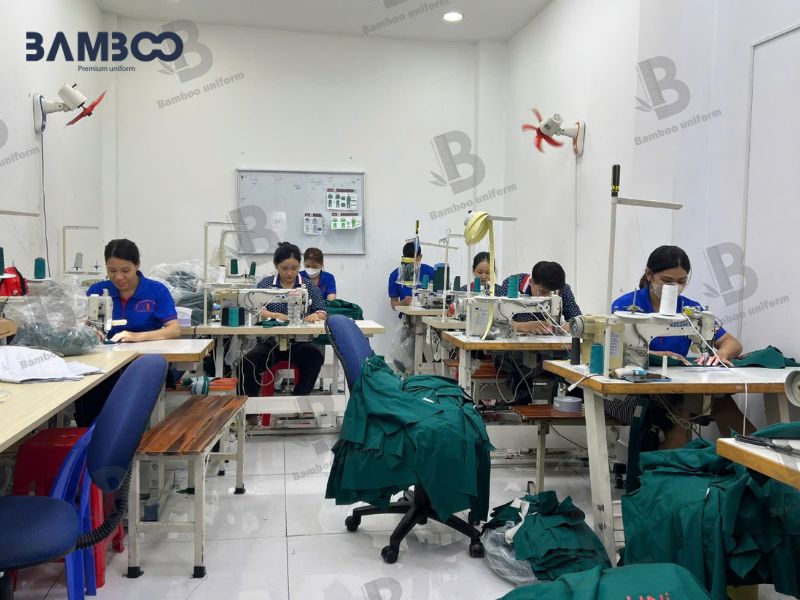 Quy trình may áo sơ mi hãng xe hơi rõ ràng từ tư vấn, thiết kế đến giao hàng