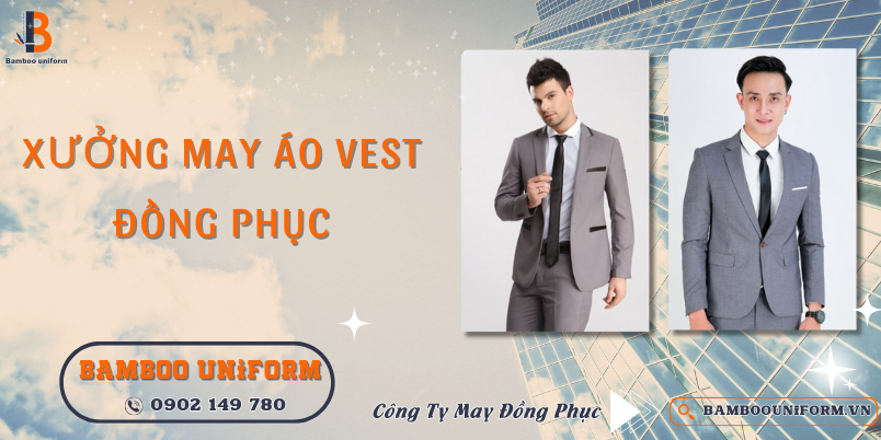 Quy trinh may do ao vest dong phuc tai Bamboo Uniform
