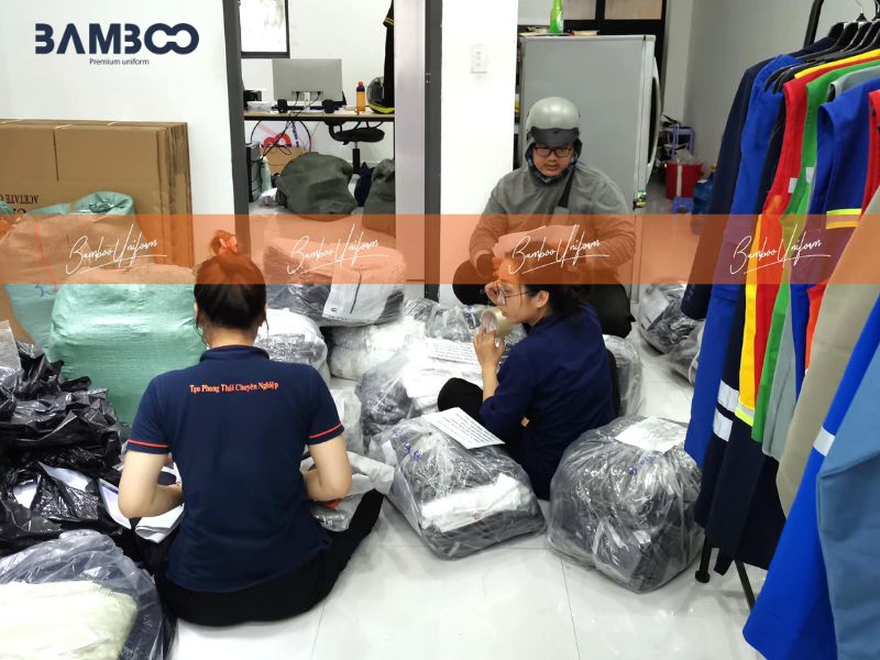 Quy trình may đồng phục Bình Dương trọn gói giúp doanh nghiệp tiết kiệm thời gian và tối ưu hóa ngân sách