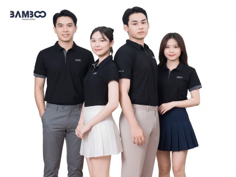 Bamboo Uniform triển khai quy trình may đồng phục Audi theo từng bước cụ thể, minh bạch