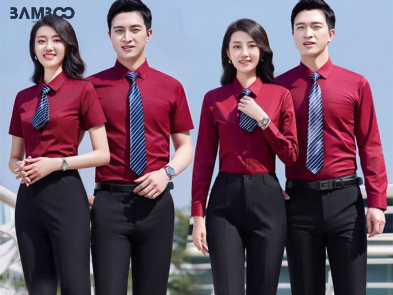 Áo sơ mi đồng phục lịch lãm ngành bất động sản