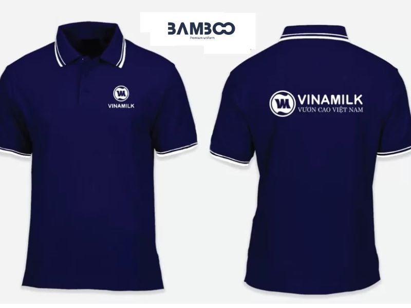 Logo đặt trên ngực trái là nơi mắt nhìn tự nhiên nhất